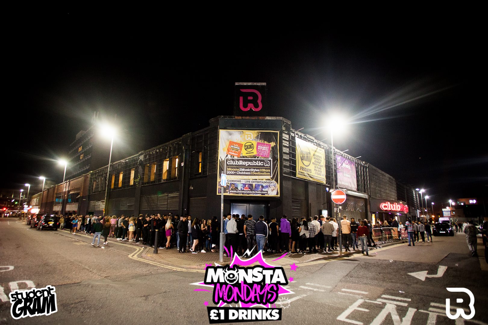 Monsta Mondays – Freshers UniClash [DMU vs UOL]  Club Republic