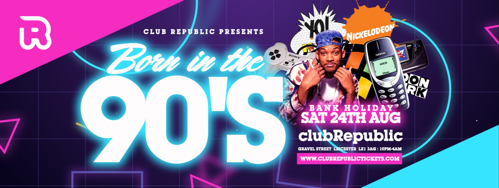 [90% SOLD OUT!] “Born in the 90’s” – Limited tickets £1!!!