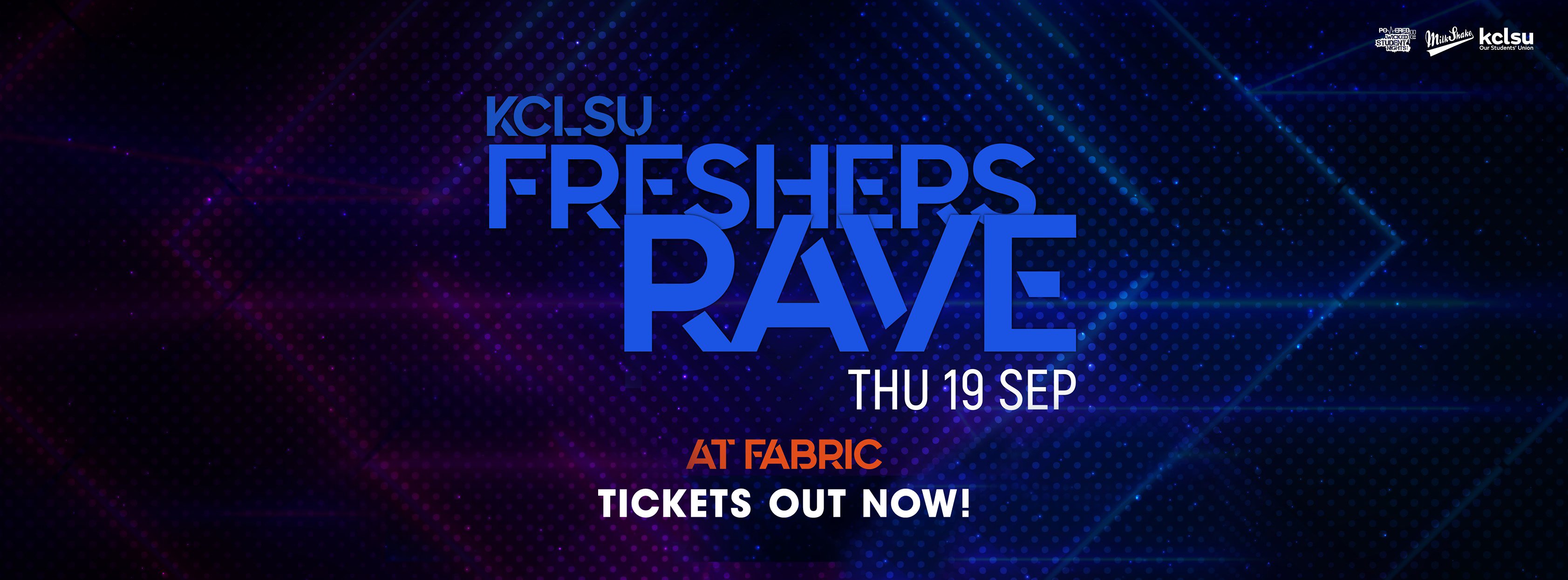 The KCL Freshers Rave 2019 live from Super Club Fabric London at Fabric