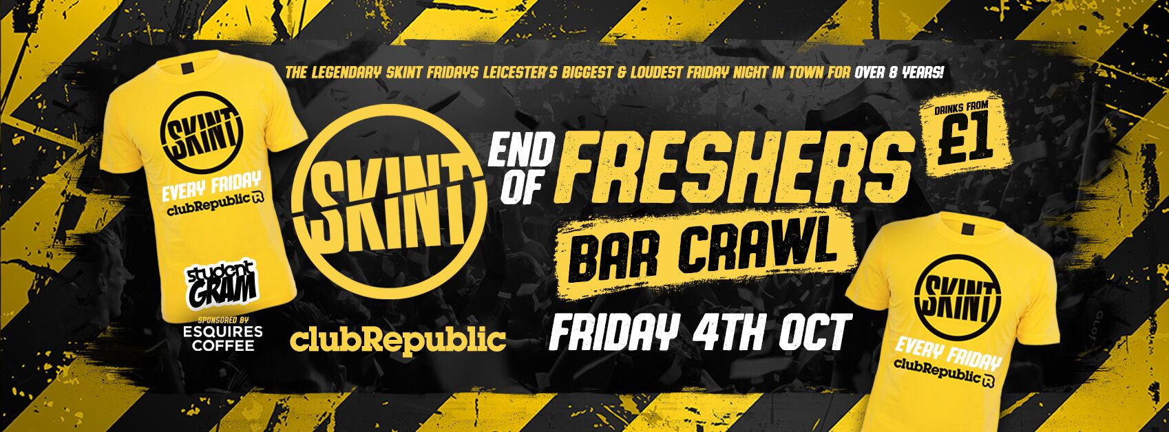 ★ Skint Fridays  ★ Club Republic ★ £1 PINK GIN ★