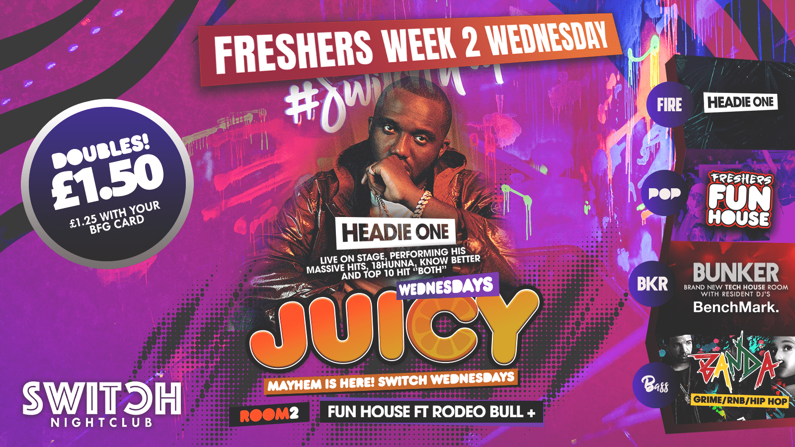 Juicy Ft Headie One – 25th Sep