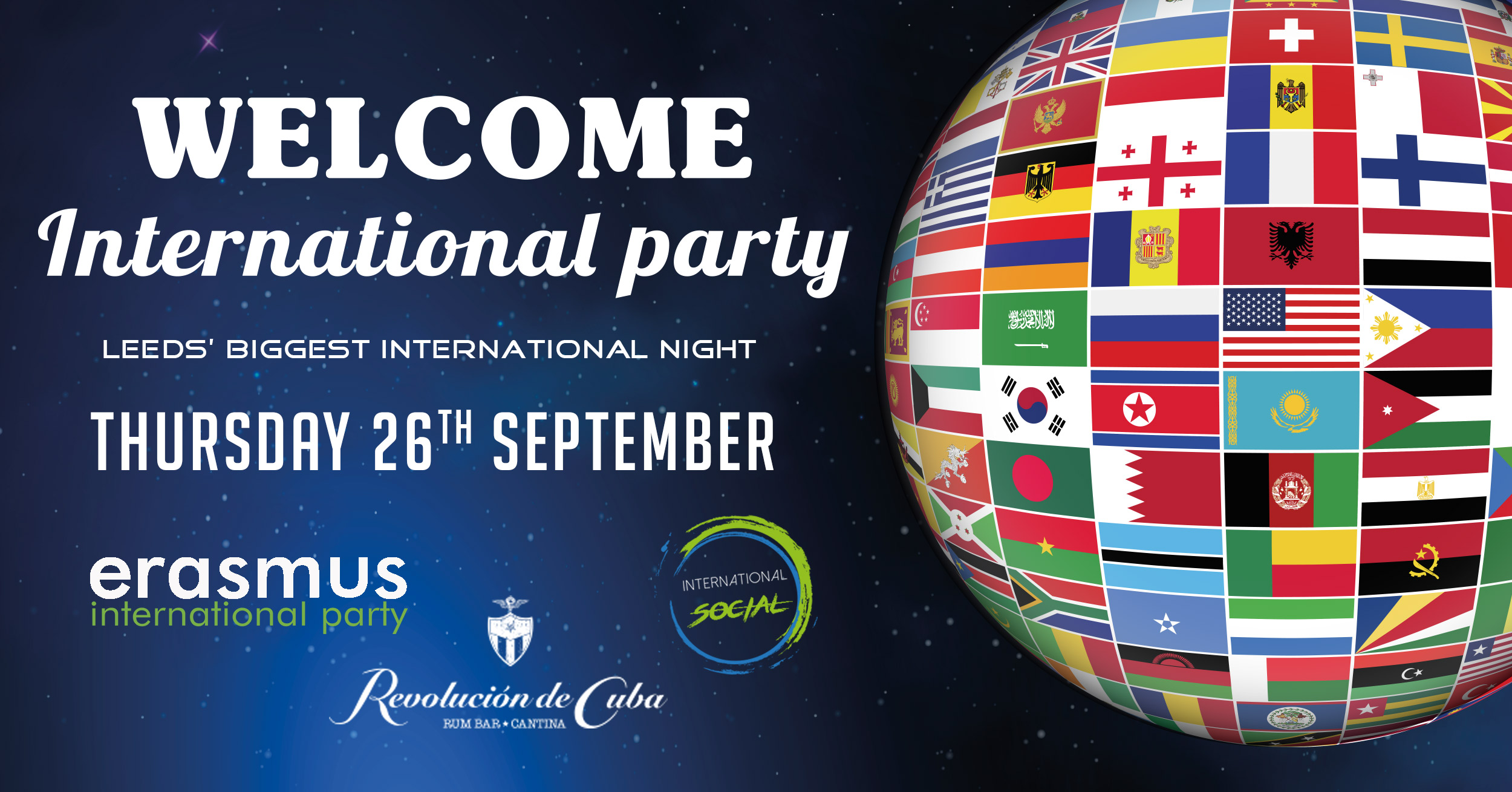 Welcome International Party – Leeds