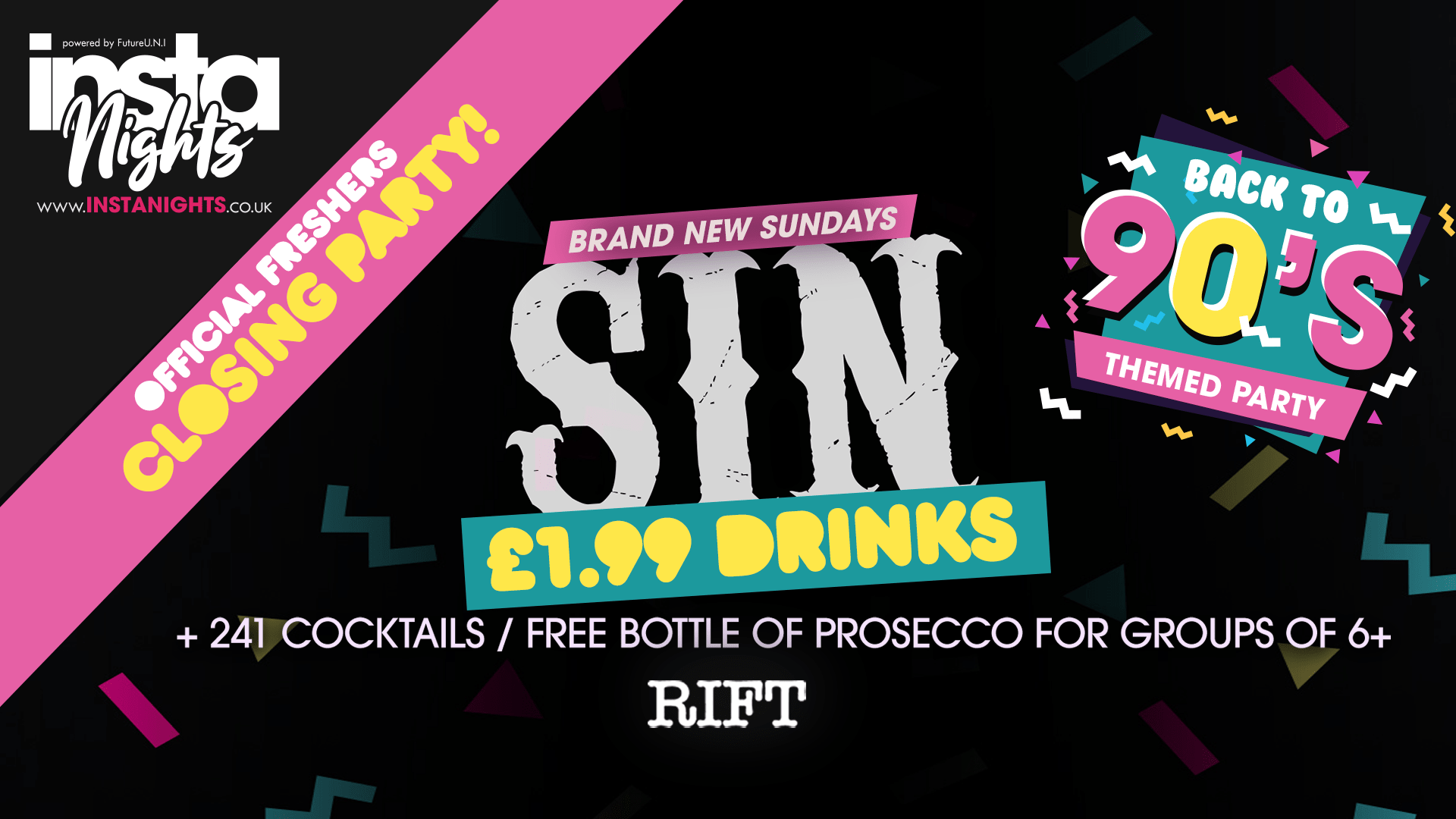 Sin Freshers Closing Party – 29th Sep