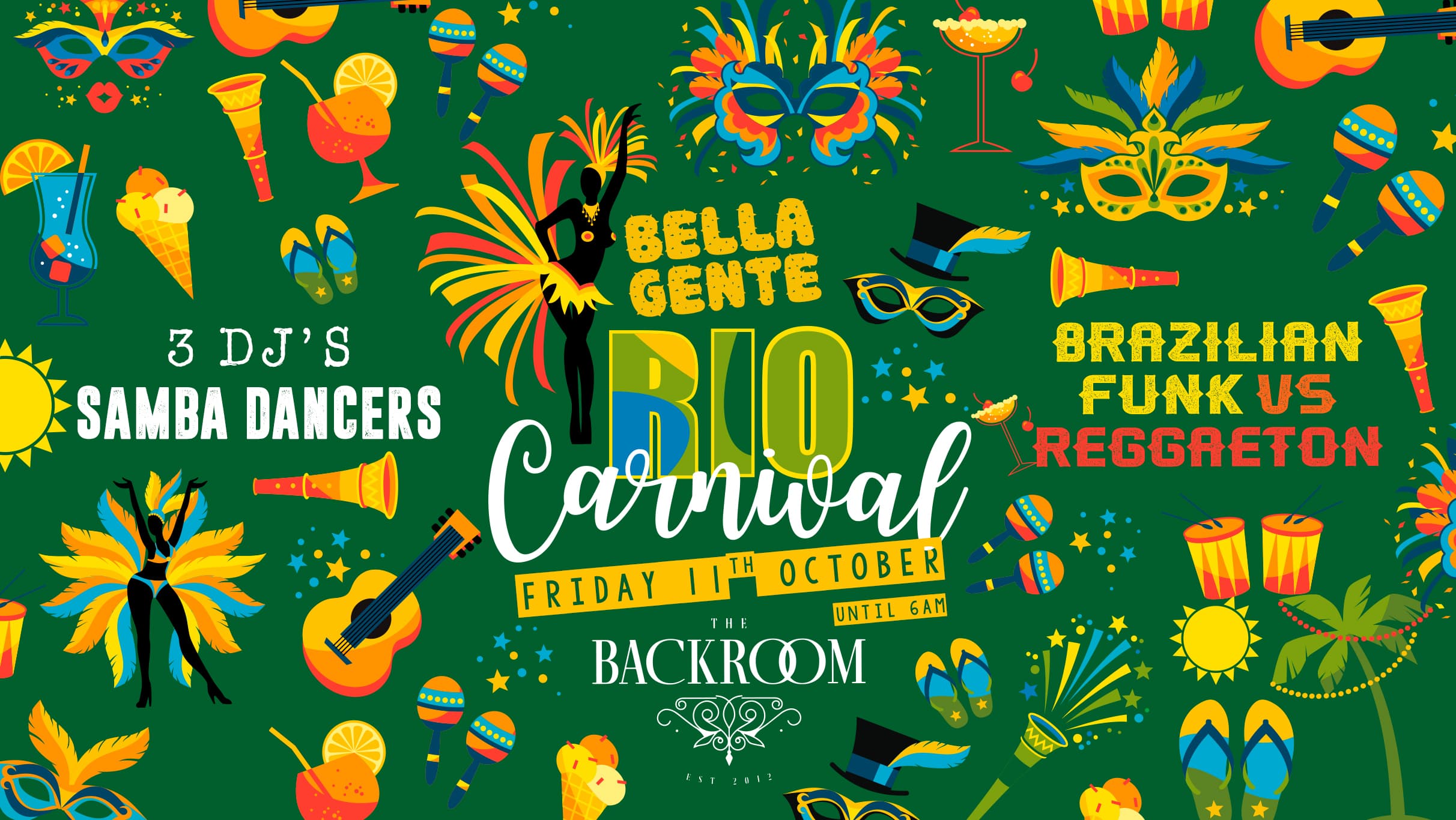 Bella Gente x Rio Carnival:: Brazilian Funk Vs Reggaeton
