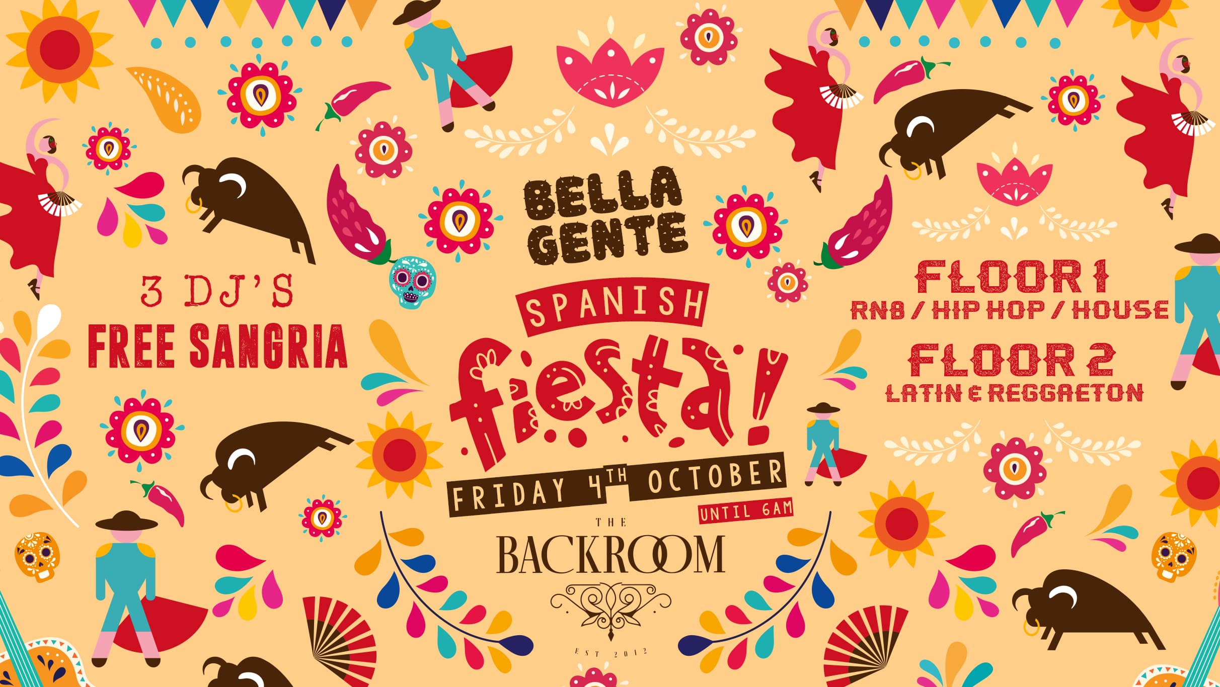 Bella Gente x Spanish Fiesta – Free Sangria :: 4th October