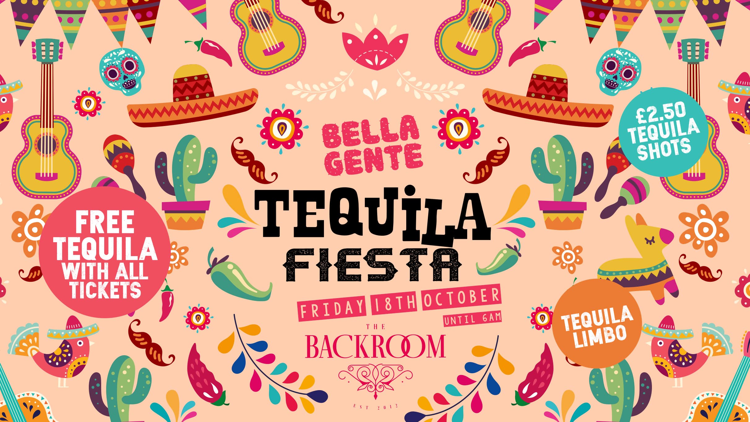 Leeds Tequila Fiesta x Bella Gente :: Free Tequila