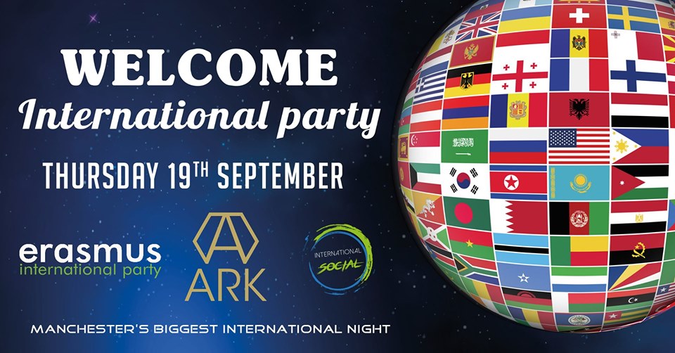 Erasmus Welcome International Party – Manchester