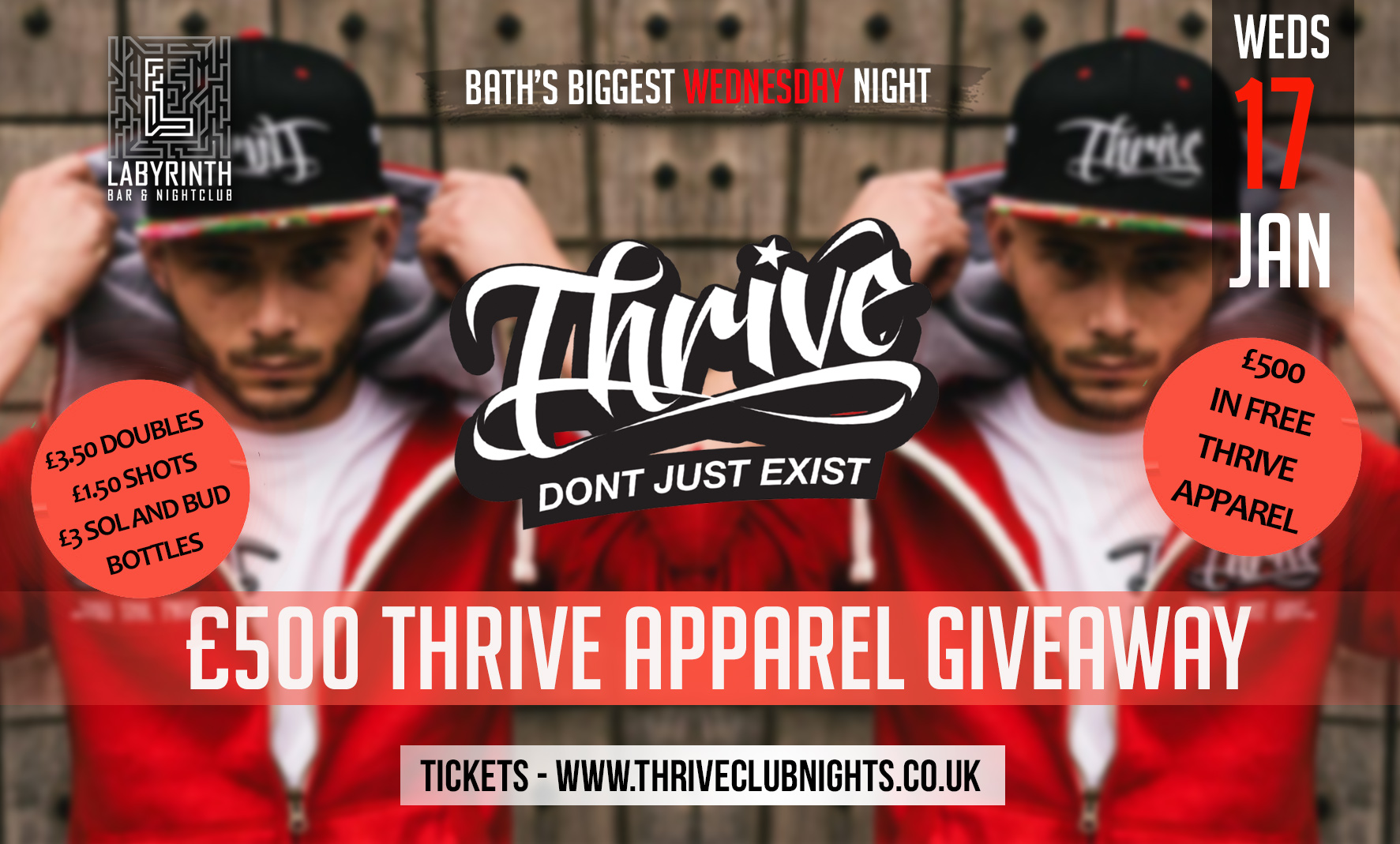 TONIGHT🔥 Thrive Wednesdays – £500 THRIVE APPAREL GIVEAWAY! 😲