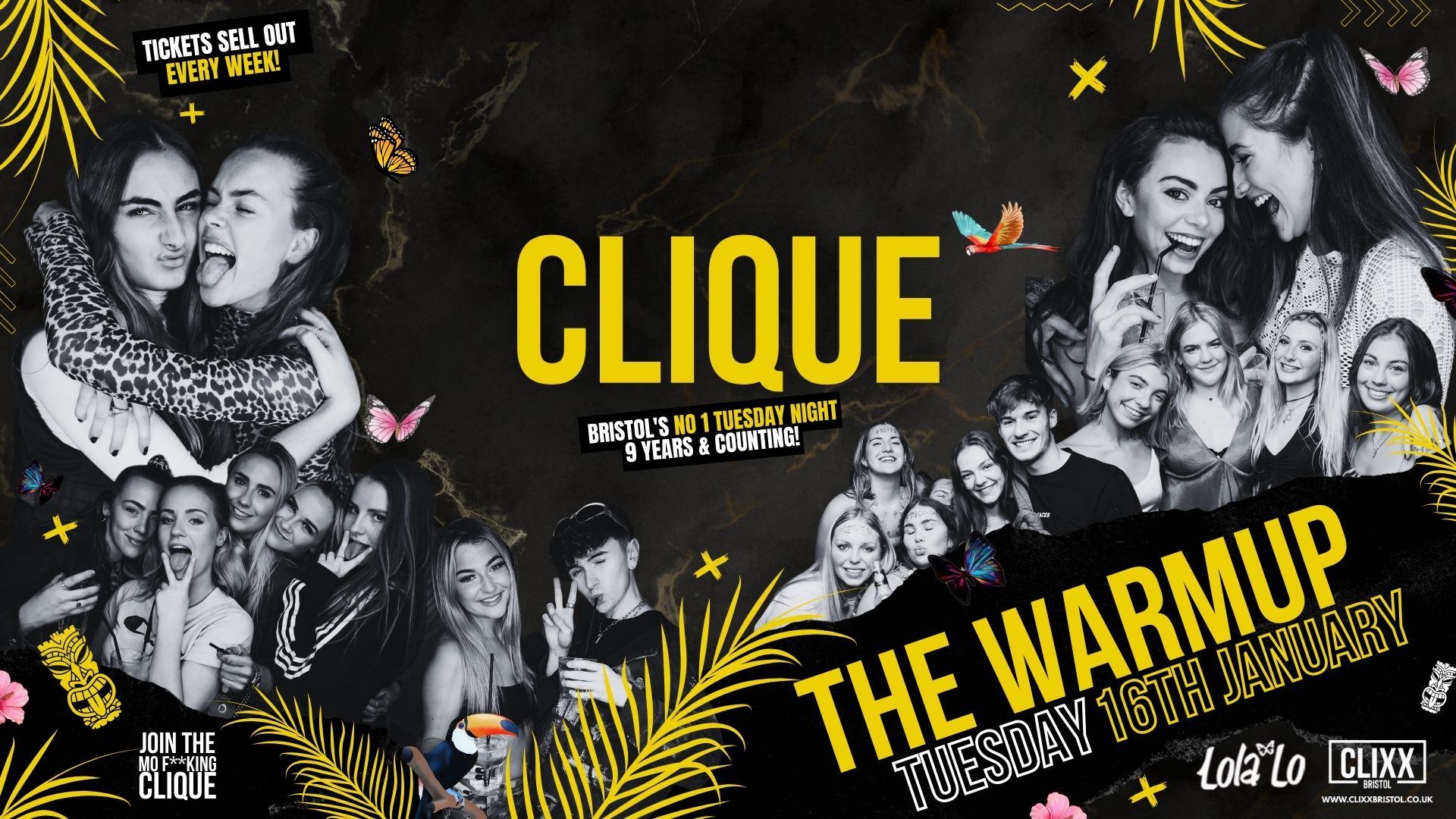 CLIQUE | The Warmup // JOIN THE MO F**KING CLIQUE 🔥