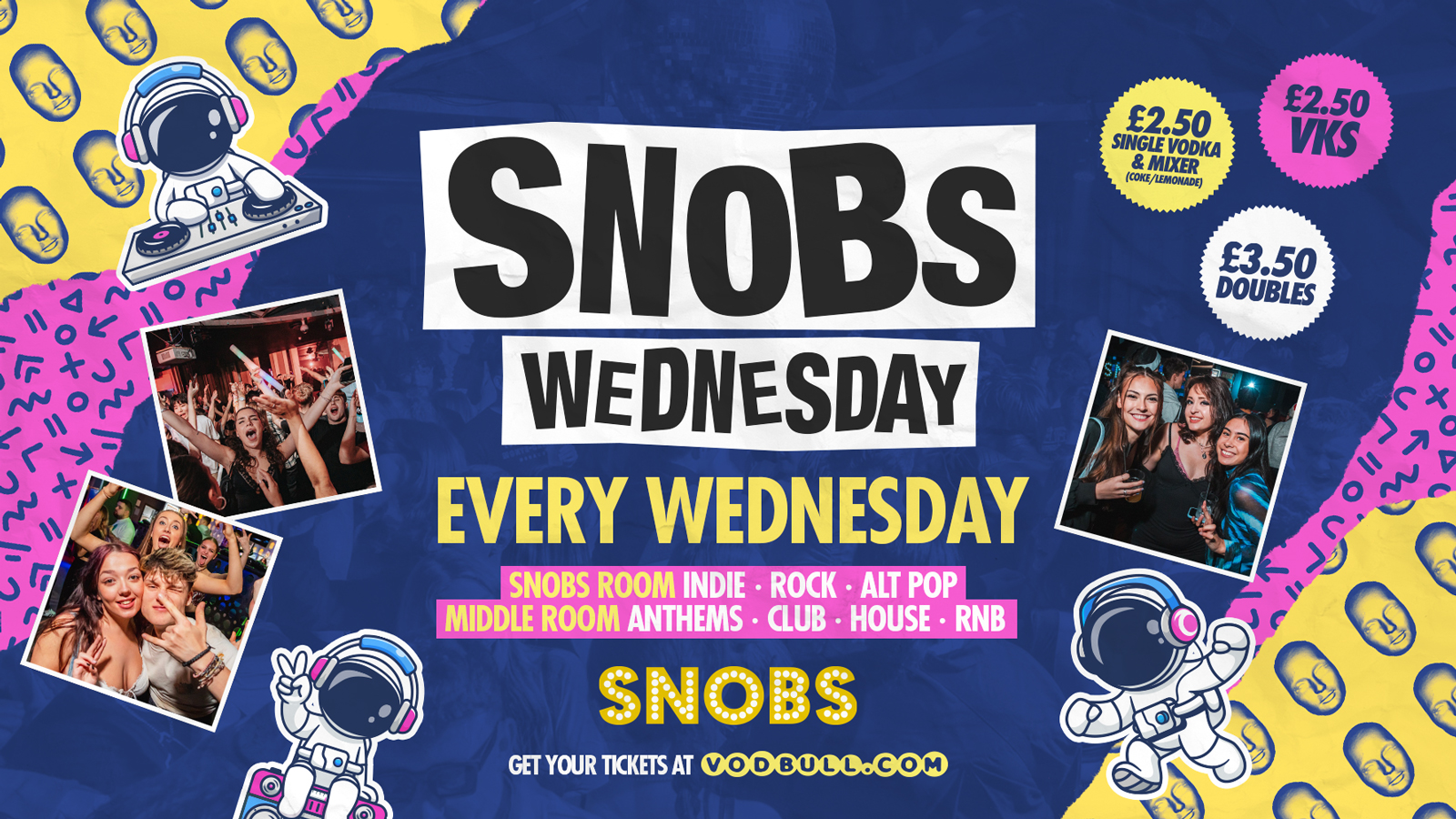 SNOBS WEDNESDAY!! [TONIGHT] 10/01