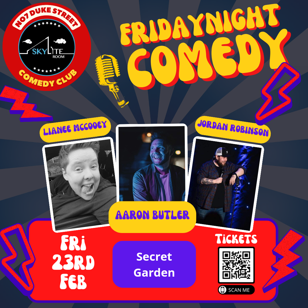 Comedy Club Aaron Butler & Friends at Skylite Room Live , Warrenpoint