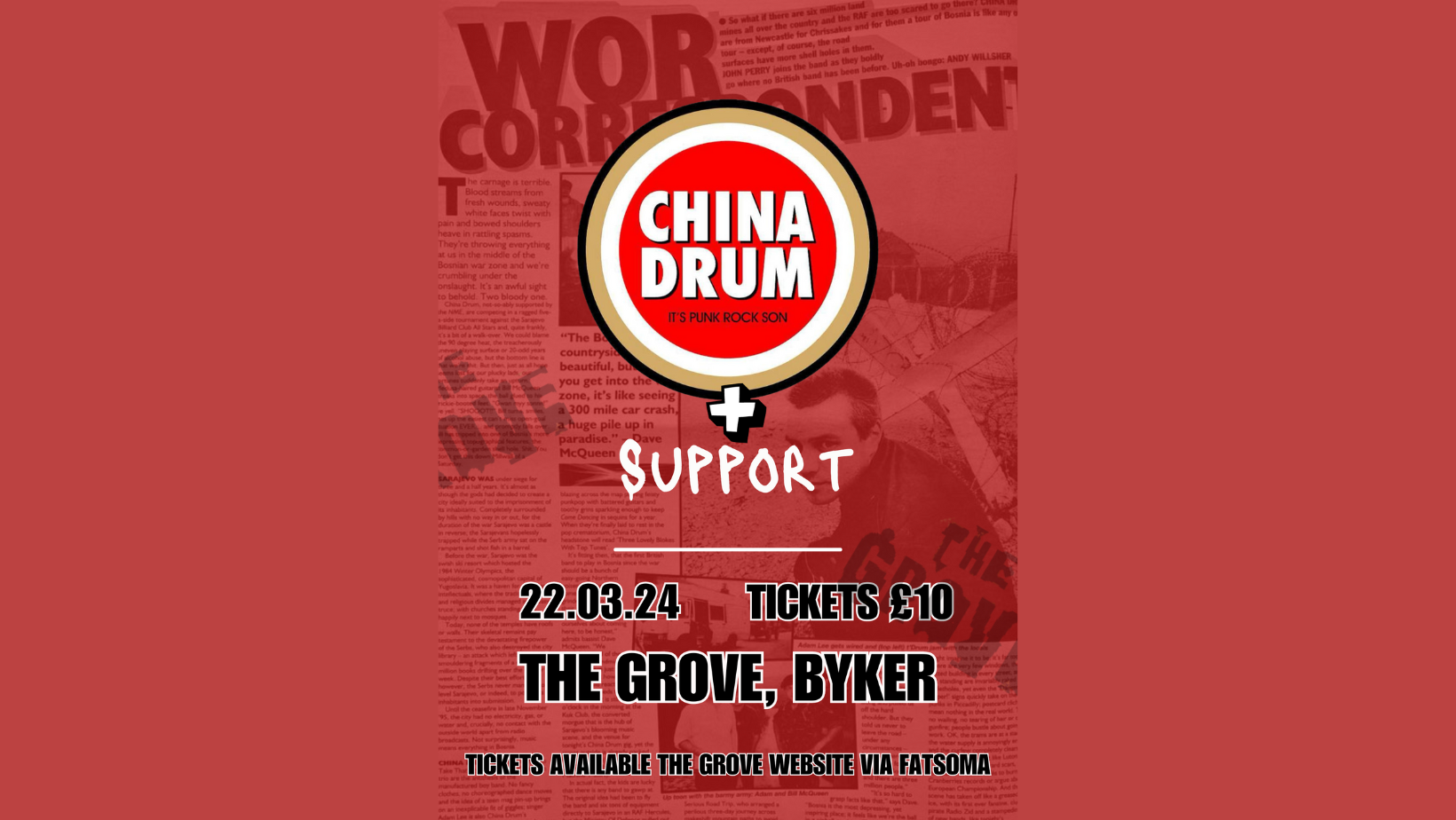 CHINA DRUM + SUPPORT