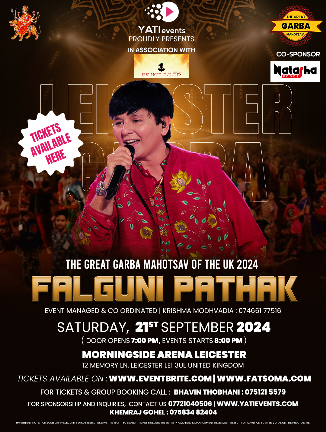 Falguni Pathak The Queen of Garba part of The Great Garba Mahotsav 2024