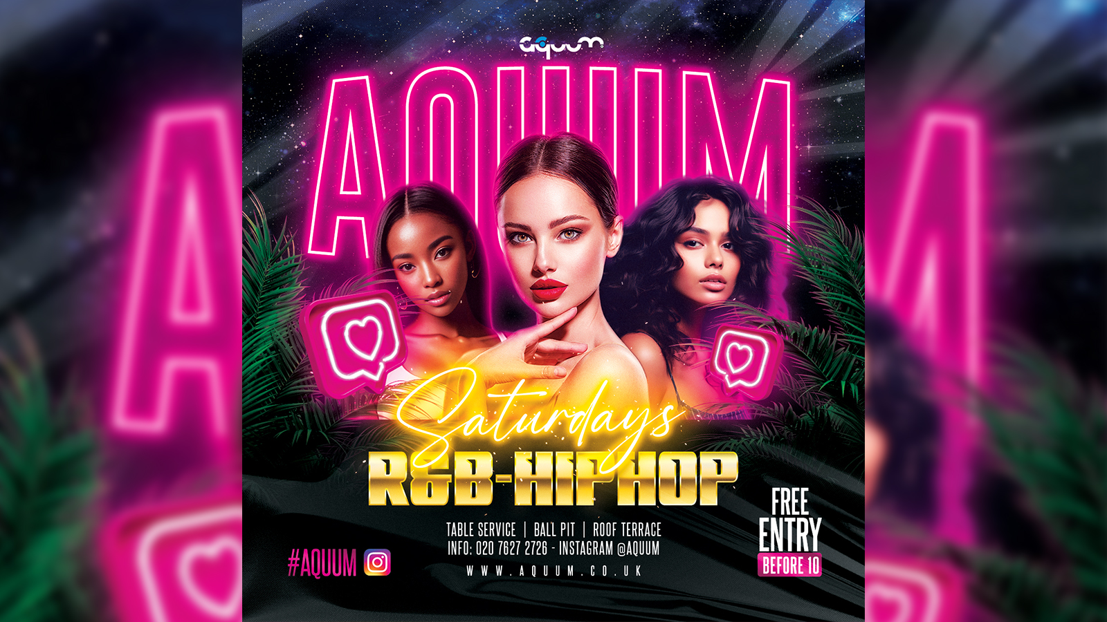 Aquum Saturday's - R&B, Charts, Commercial HipHop + More At Aquum ...