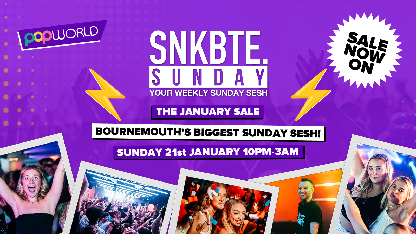 Snakebite Sundays @Popworld // The January Sale