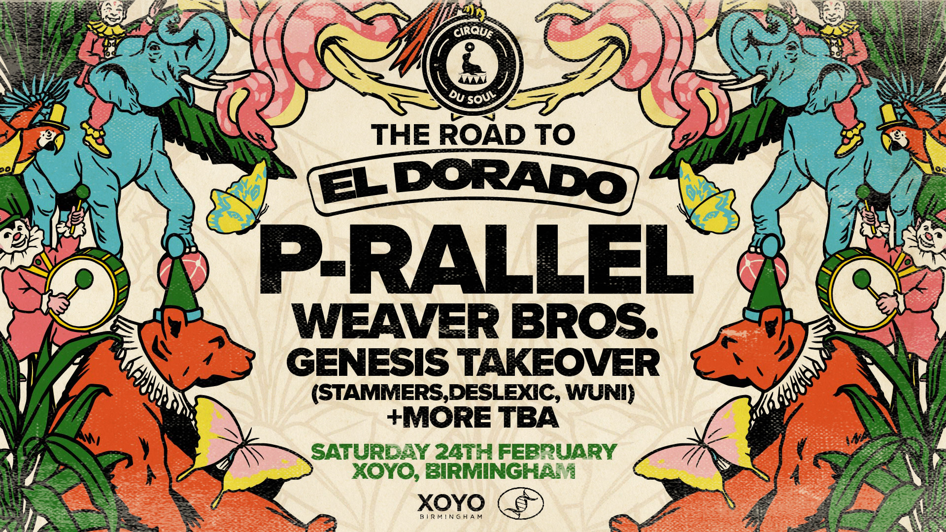 Cirque Du Soul: Birmingham // The Road to El Dorado Festival // P-rallel, Weaver Bros