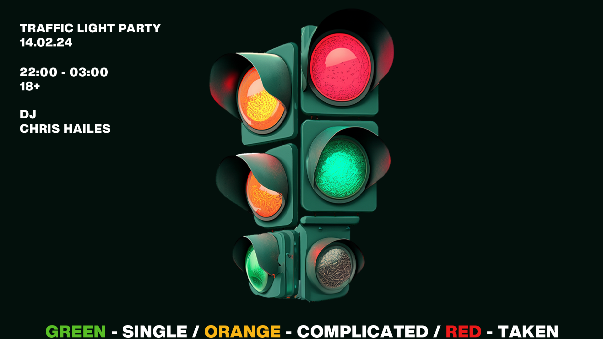 Traffic Light Party – Valentines Day