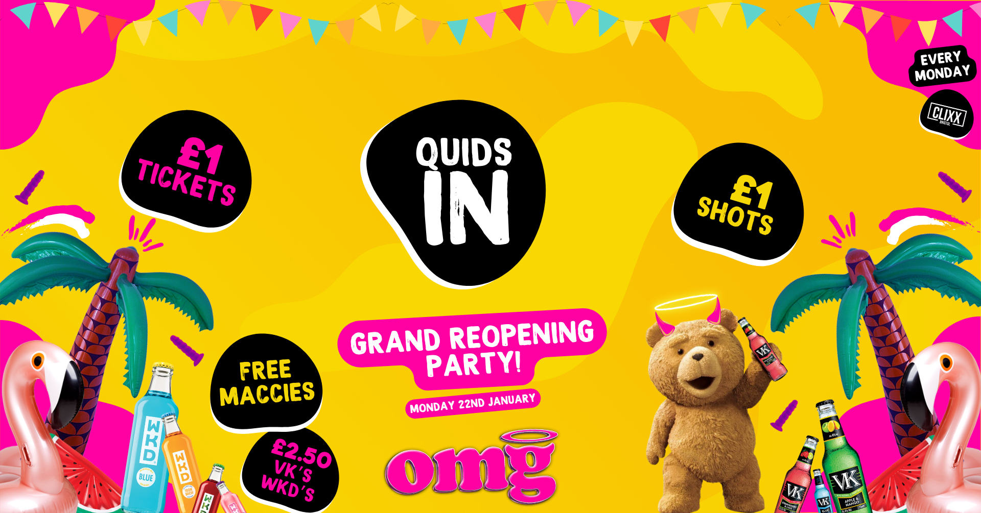 QUIDS IN 🐻 The Grand Reopening Party At OMG