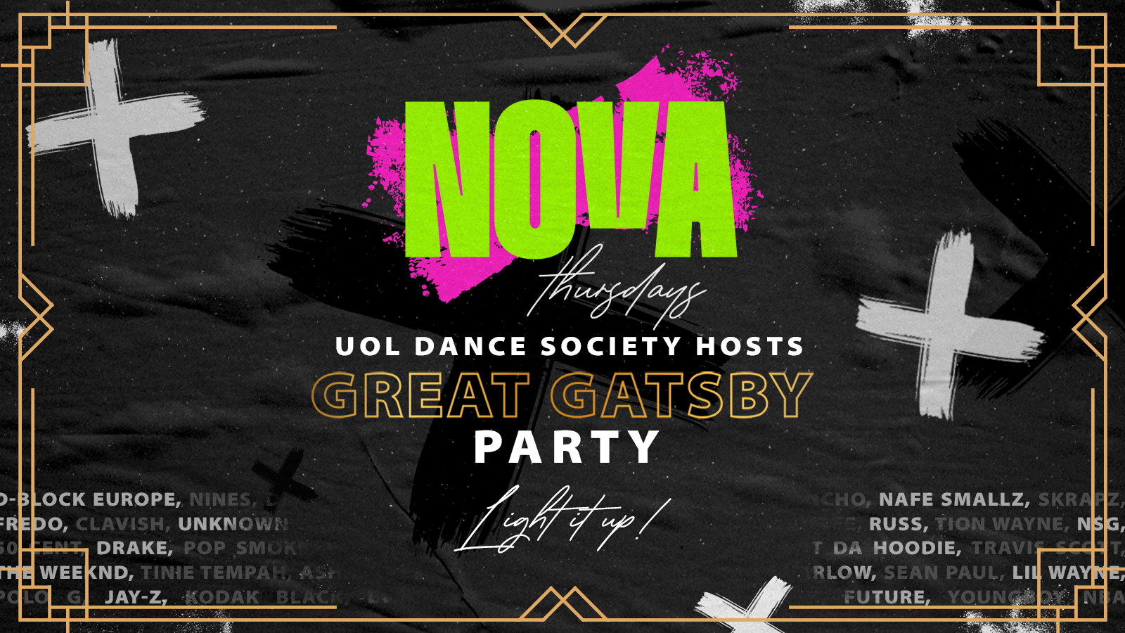 NOVA THURSDAY’S | Great Gatsby Party – Hosted by Dance Society