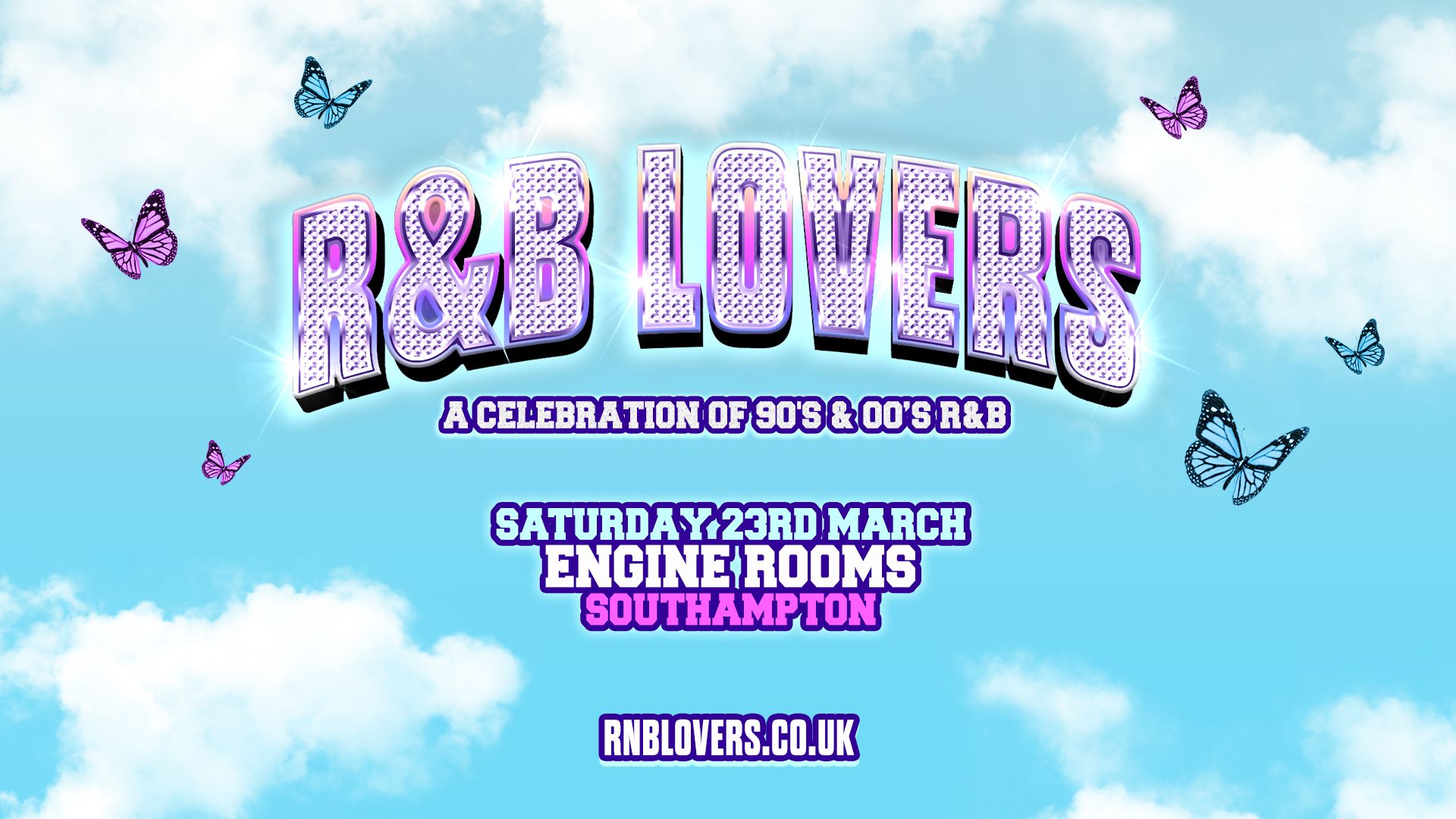 R&B Lovers – Saturday 23rd March – Engine Rooms [TICKETS SELLING FAST!]