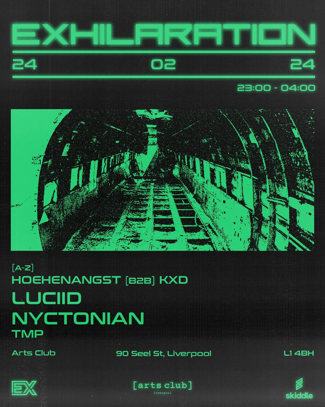 Exhilaration Techno Liverpool – LUCIID and NYCTONIAN