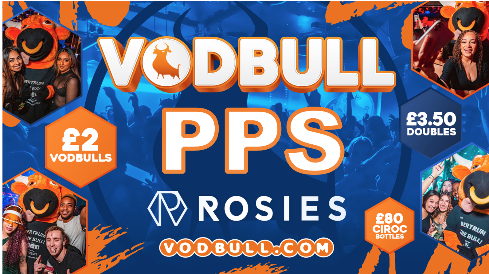 ⚛️ PPS X VODBULL Thus 25th Jan 2025 🍻 at Rosies, Birmingham on 25th Jan