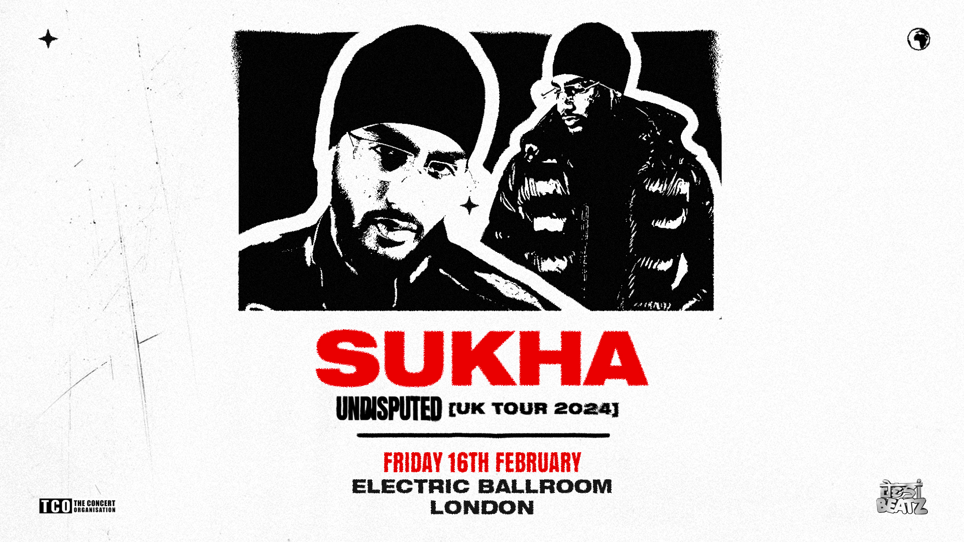 SUKHA – “The Undisputed Tour” | LONDON (EXTRA DATE ADDED) ON SALE NOW!