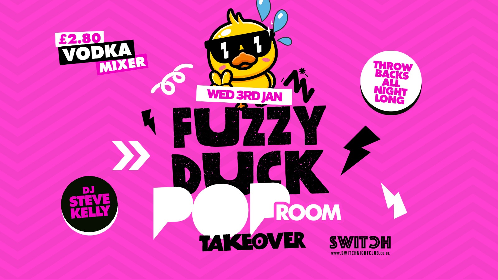 Fuzzy Duck | POP TAKEOVER | Official Student Social Wednesday