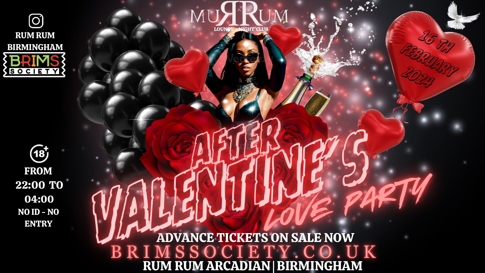 🌹 FRIDAY VALENTINES SPECIAL WEEK – PARTY WITH YOUR LOVER AT RUM RUM 😉😍🚨