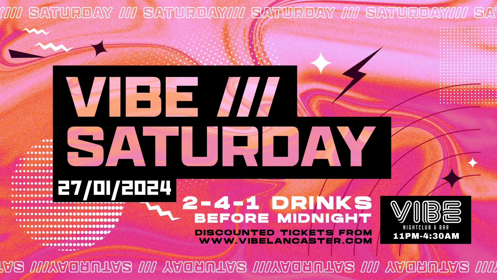 VIBE /// Saturdays