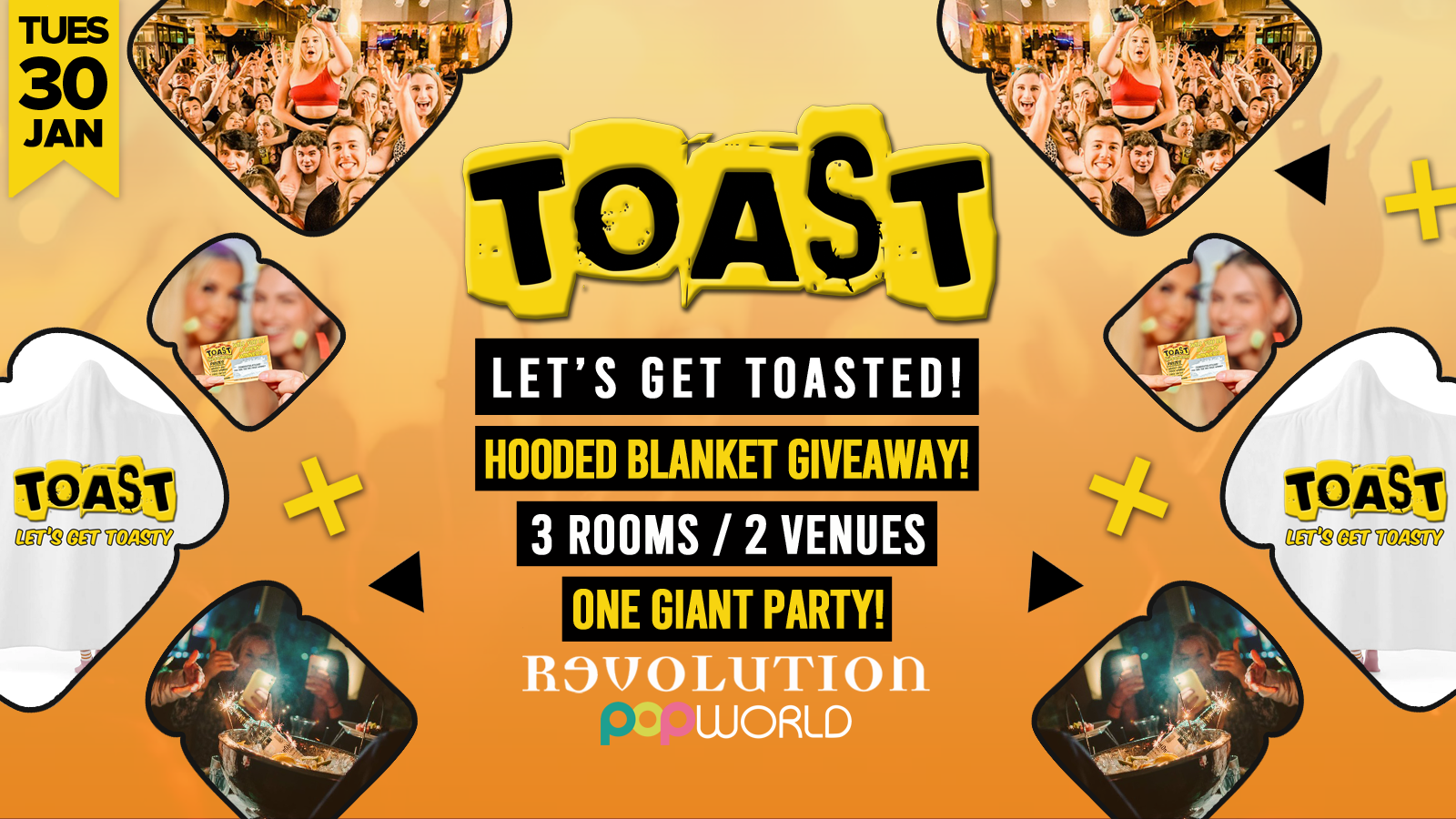 Toast • Toasty Hooded Blanket Giveaway • Revolution & Popworld