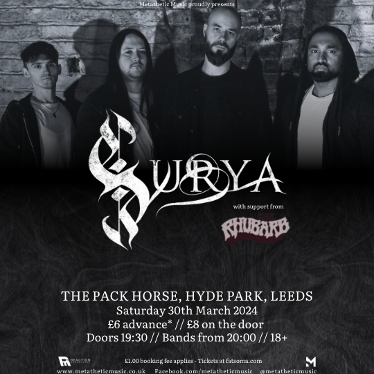 Surya, The Rhubarb and tbc The Pack Horse, Leeds at The Pack Horse