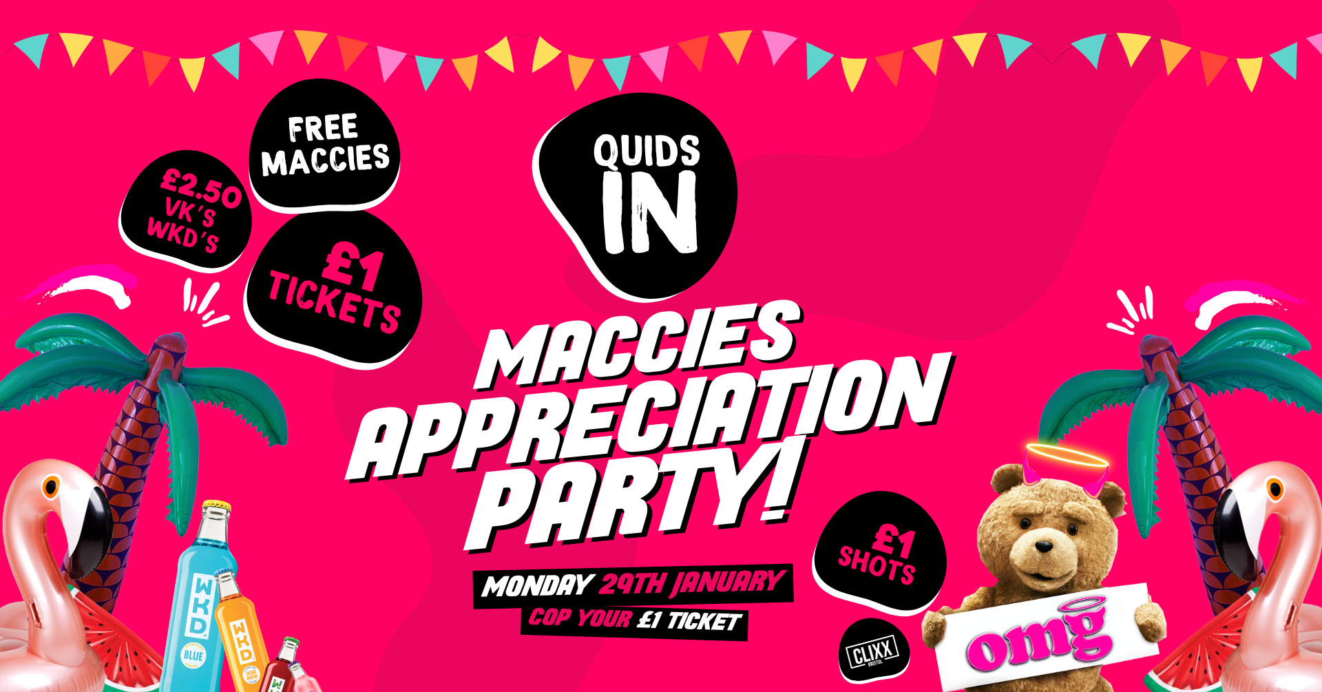 QUIDS IN 🐻 Maccies Appreciation Party –  OMG