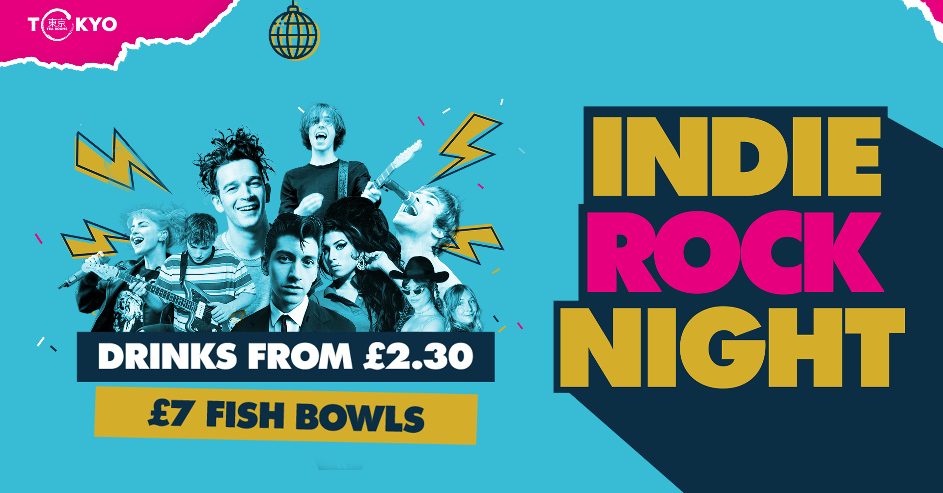 Indie Rock Night ∙ £1.50 BOMBS