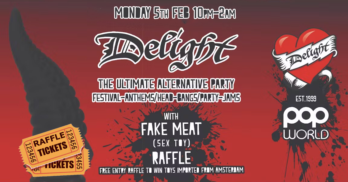Delight: Fake meat (XXX) raffle at Popworld - Portsmouth, Portsmouth on ...