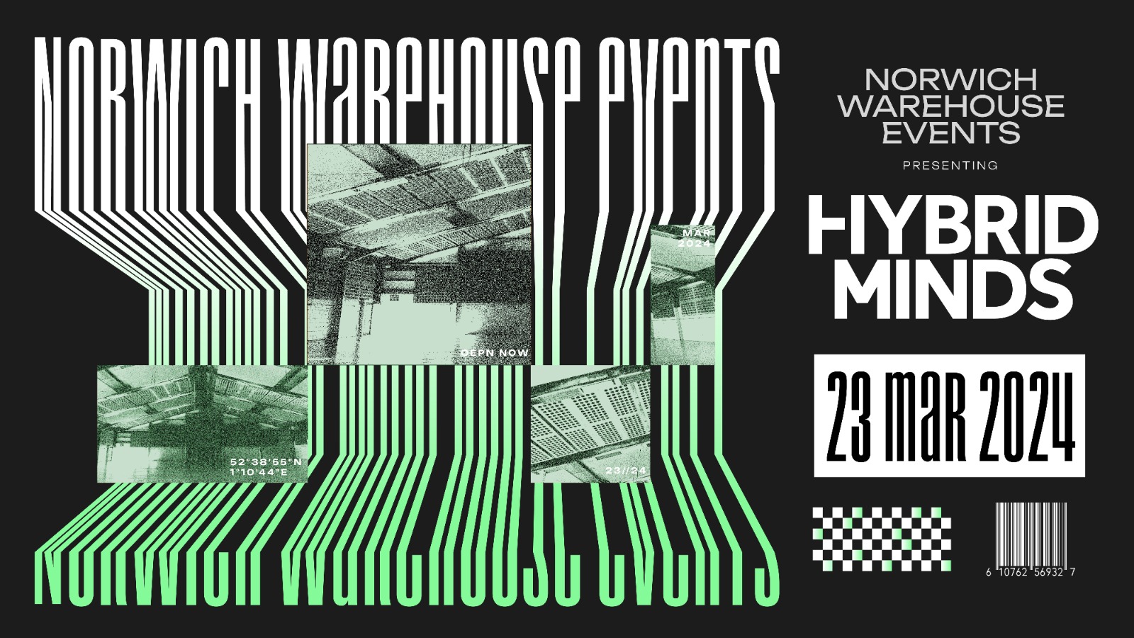Hybrid Minds // Norwich Warehouse 23rd March at Norwich Warehouse