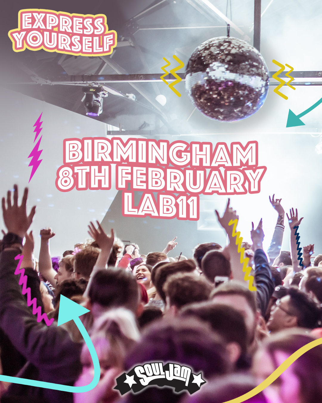 SoulJam | Birmingham | Express Yourself! | Thursday 8th February