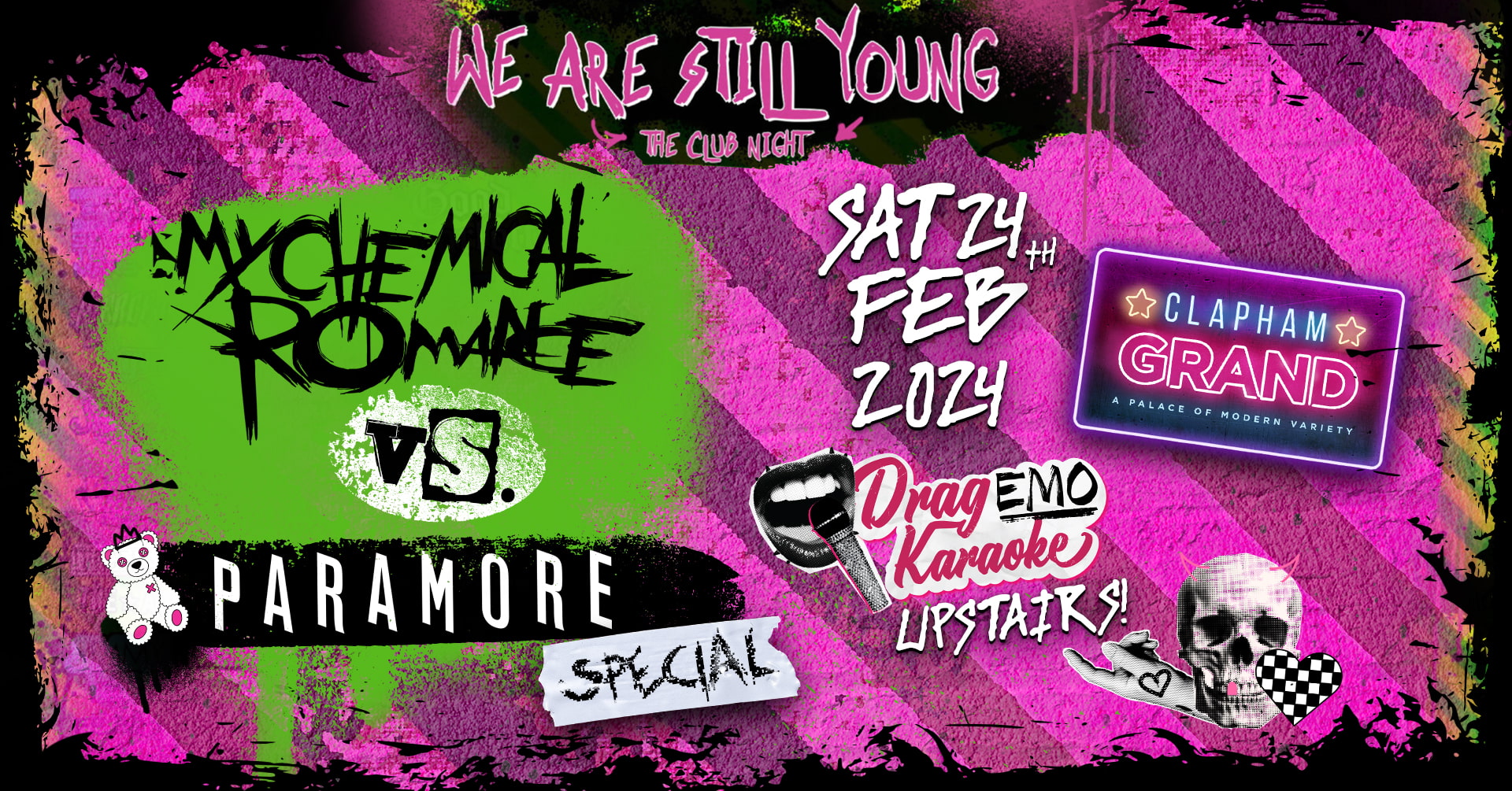 We Are Still Young Club Night – Paramore Vs MCR!