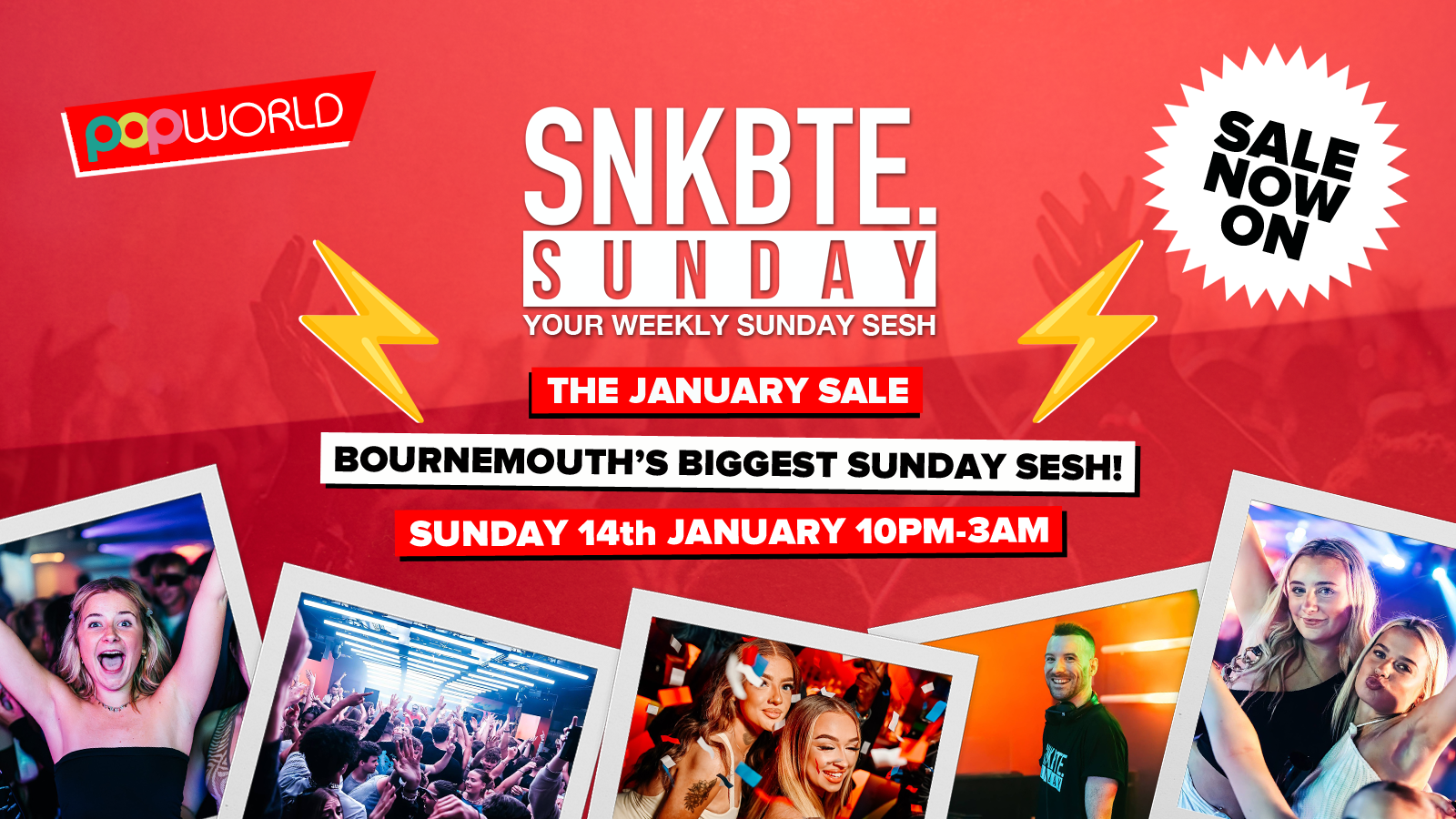 Snakebite Sundays @Popworld // The January Sale