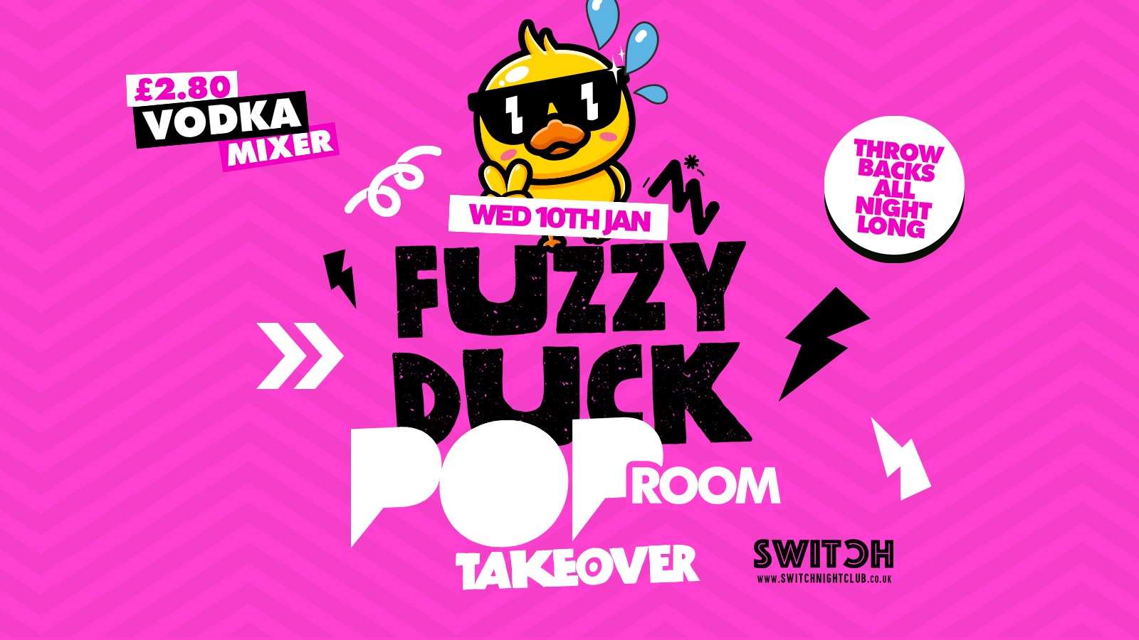 Fuzzy Duck | POP TAKEOVER | Official Student Social Wednesday