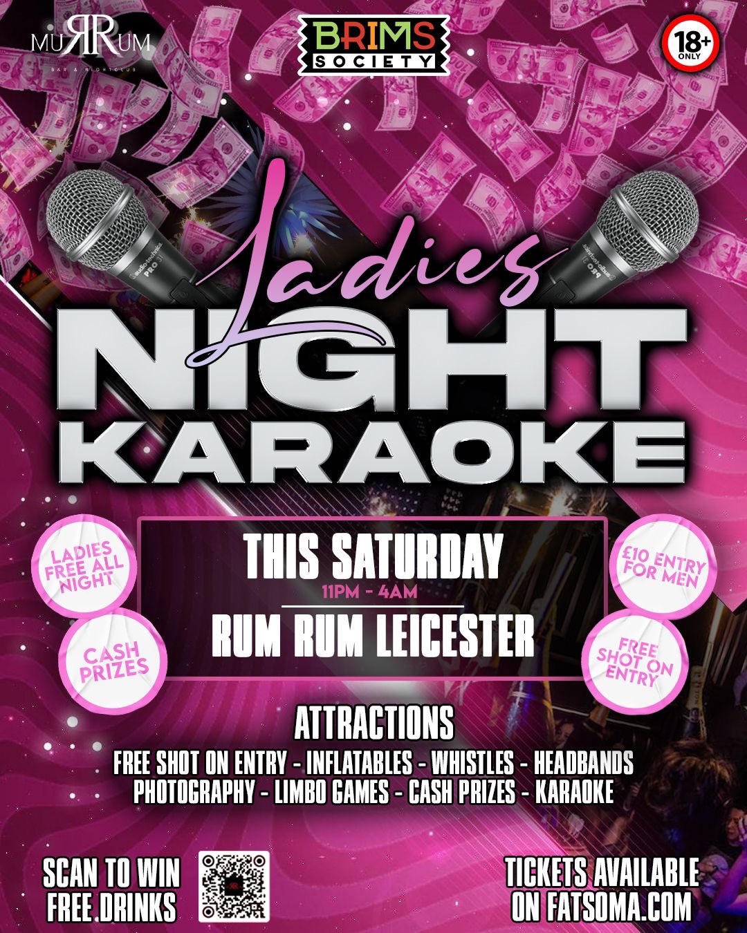 LADIES ⭐️ NIGHT | 2-4-1 COCKTAILS 🍹The Perfect Girls Night Out in Leicester 😈 Men are Welcome . 🏆 SPECIAL GUEST APPEARANCE