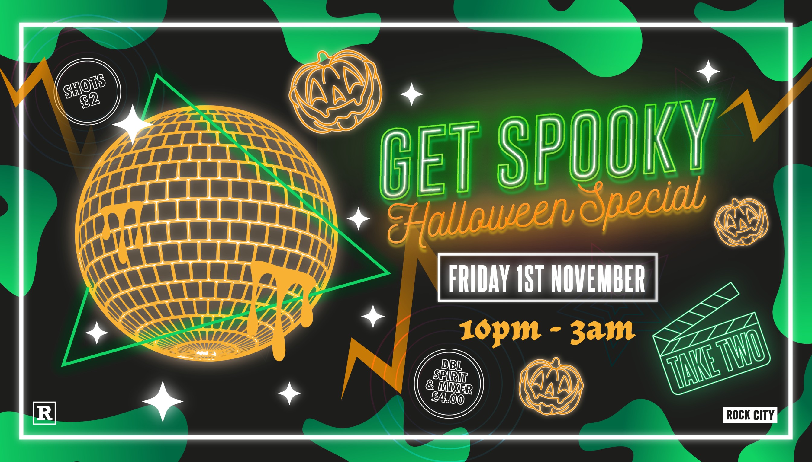 Get Lucky – (Advance Tickets SOLD OUT – Pay On The Door Available from 10PM) Get Spooky Halloween Special – TAKE TWO! – Nottingham’s Biggest Friday Night – 01/11/24