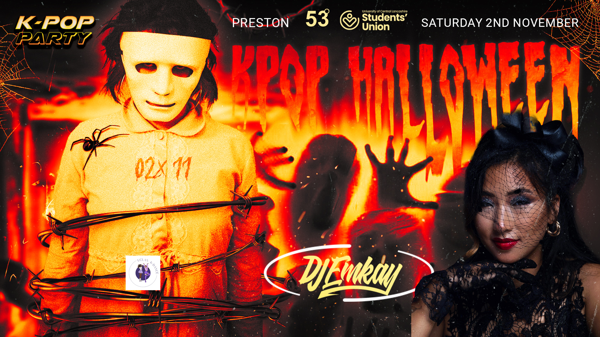 Preston KPOP HALLOWEEN with DJ EMKAY | Saturday 2nd November