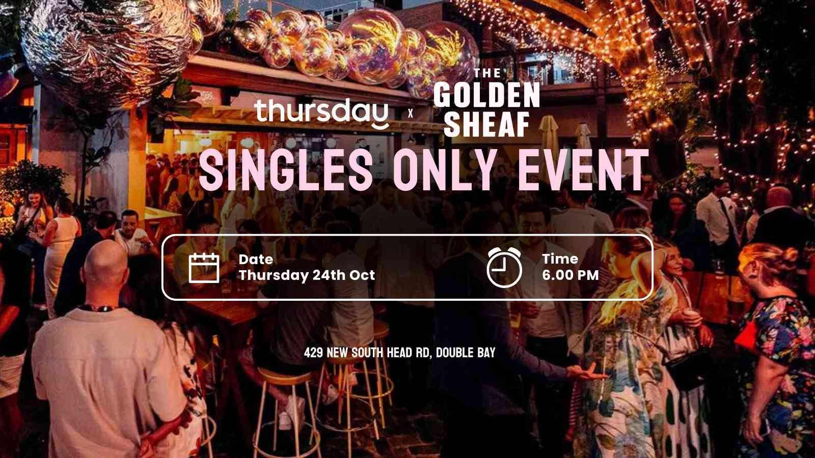 Thursday | The Golden Sheaf (DJ) | Double Bay