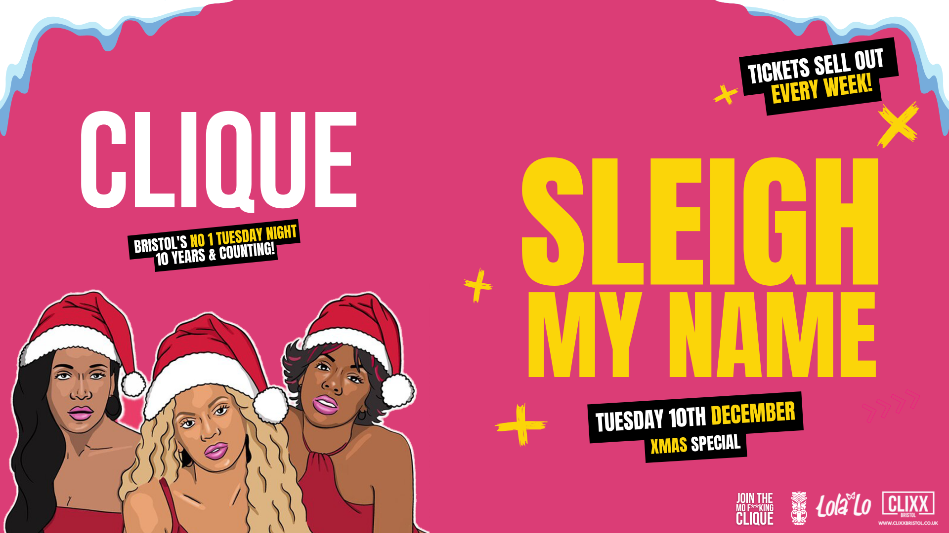 CLIQUE | Sleigh My Name! 🛷 Join The Mo F**king Clique