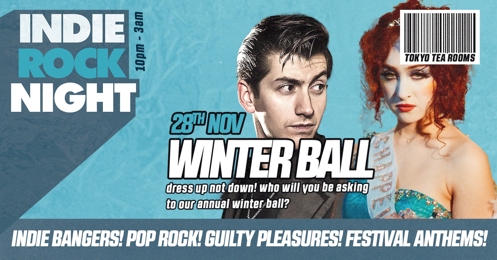 Indie Rock Night ∙ WINTER BALL  *10 £7 TICKETS LEFT*