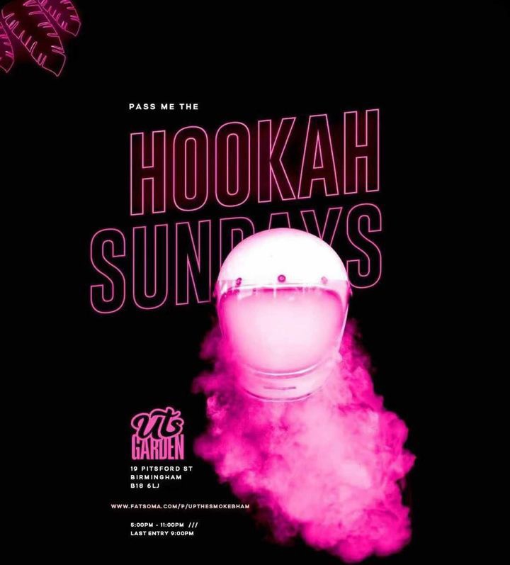 DAY DETOX HOOKAH SUNDAE UTS GARDEN at Jewels Lounge, Birmingham on