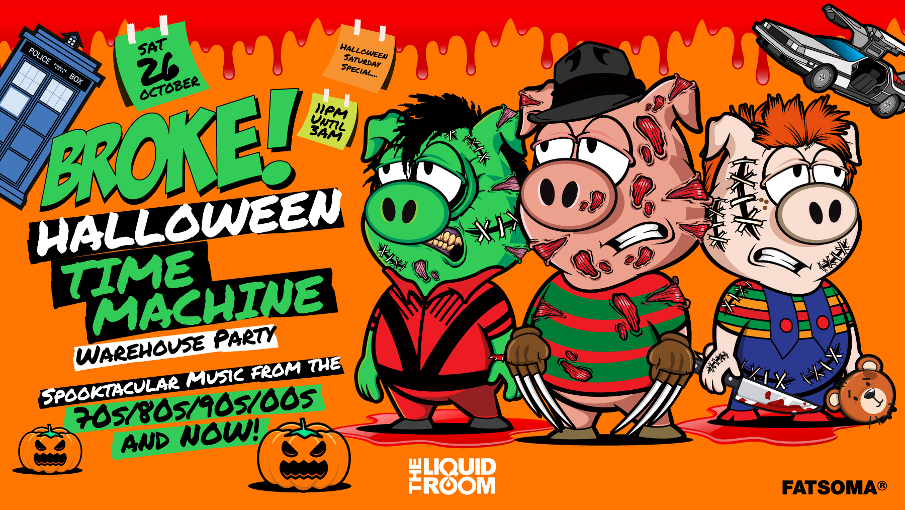 BROKE! | HALLOWEEN TIME MACHINE! | WAREHOUSE PARTY | HALLOWEEKEND SATURDAY SPECIAL 🎃