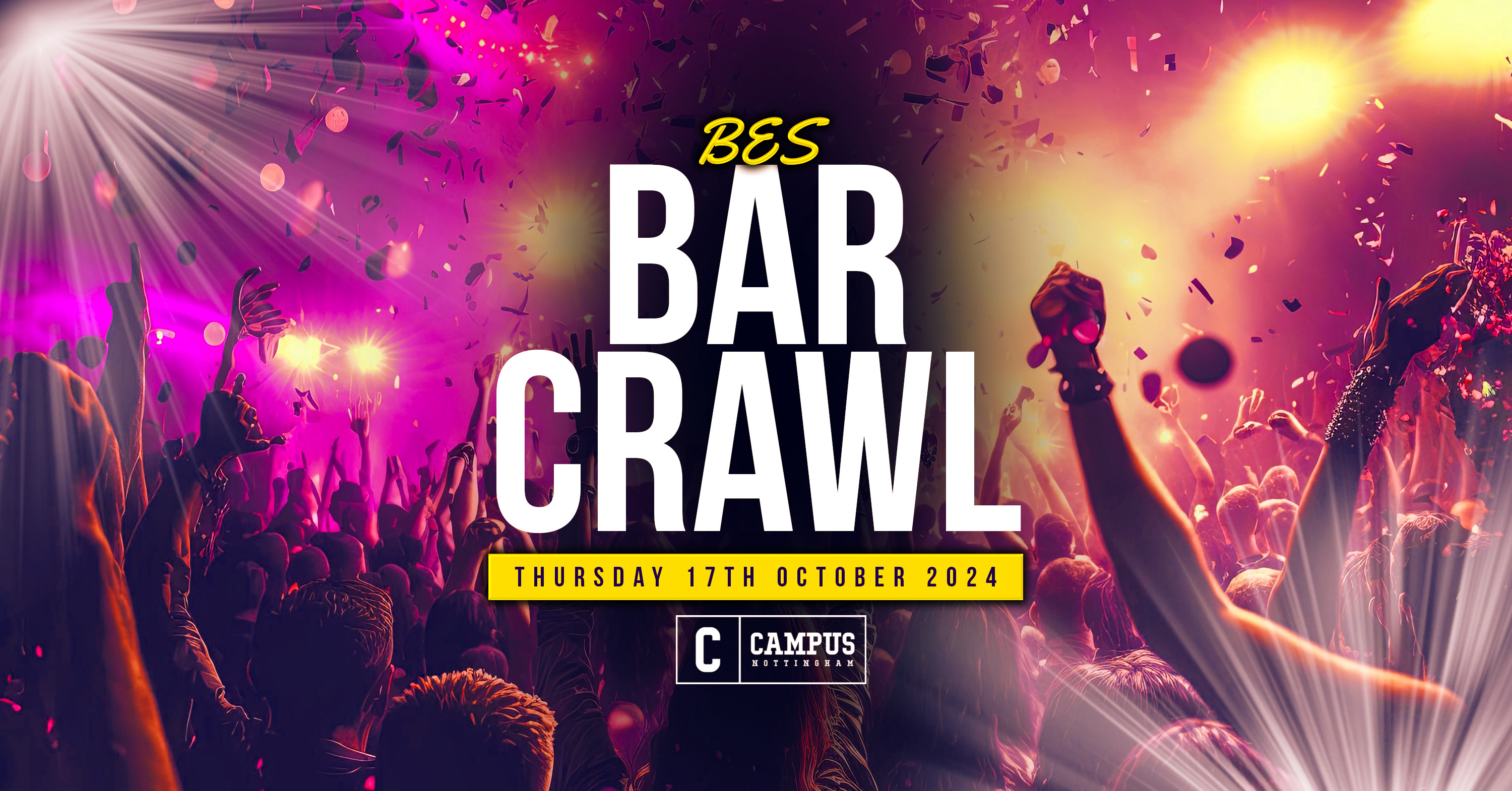 BES Bar Crawl at Rock City, Nottingham on 17th Oct Fatsoma