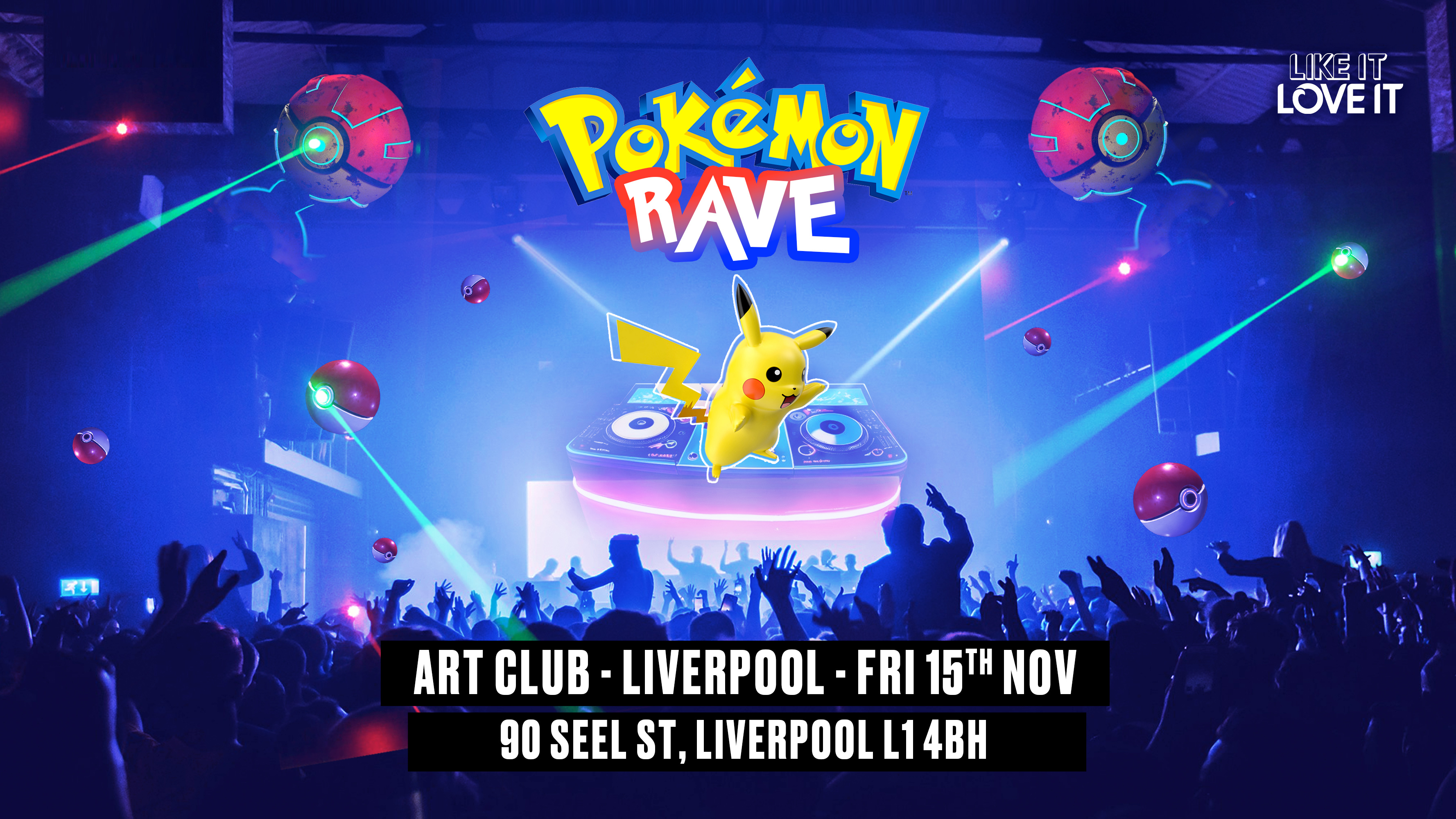 **CANCELLED** Pokémon Rave Liverpool!